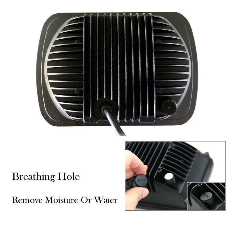 AMUNIESUN DOT Approved 4X6 Inch Sealed Beam LED Headlights Fit For Kenworth T600 T800 / Peterbilt 357 378 379, H4651 H4652 H4642 H6545 H4656 H4666 Rectangular Headlight High and Low Beam 4PCS - Image 4